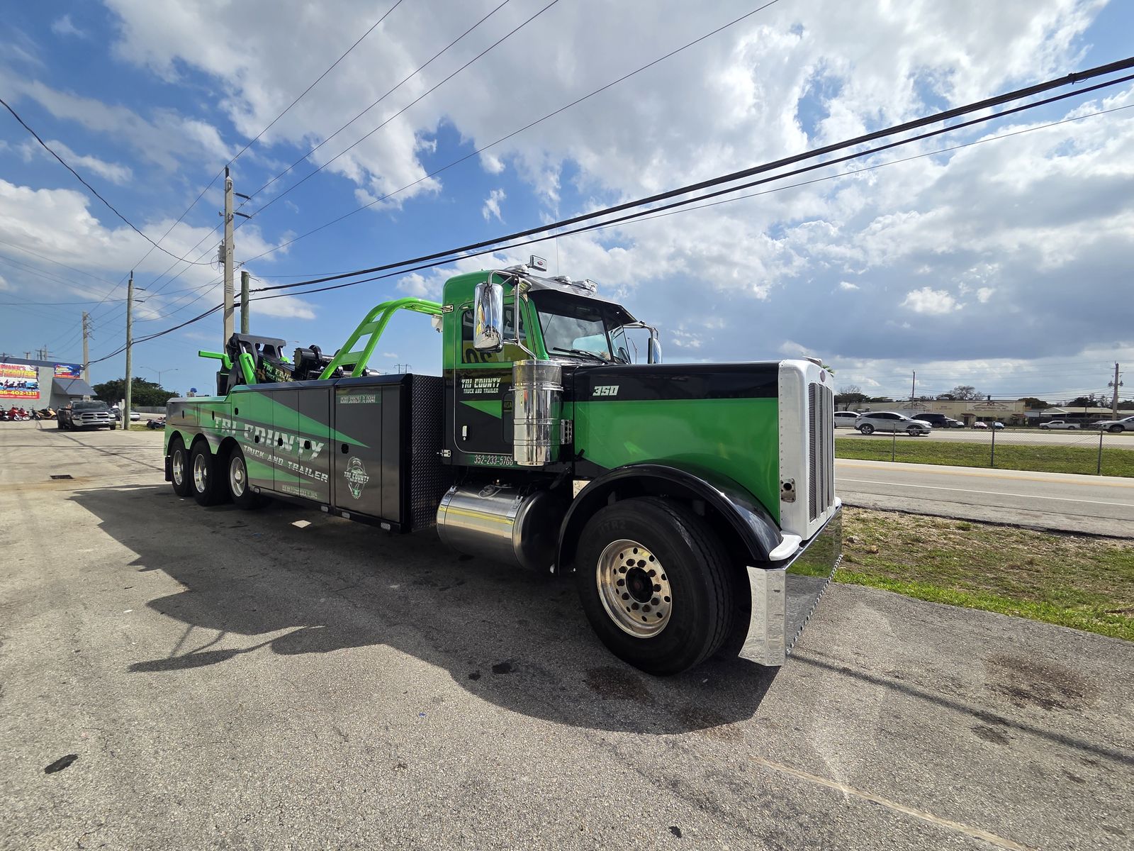 County Towing Heavy Fleet — Fleet Graphics by Brazilian Signs