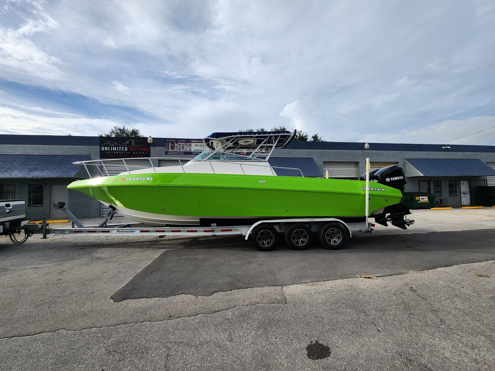 Fountain 38 Performance Boat — Boat & Marine Wraps by Brazilian Signs