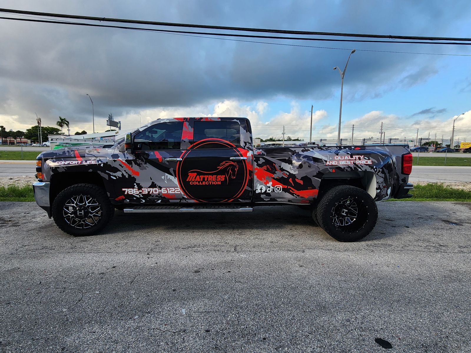 The Mattress Collection Pickup — Vehicle Wraps by Brazilian Signs