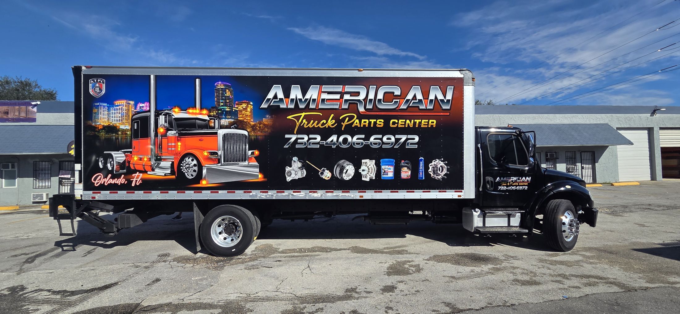 American Truck Parts Center — Fleet Graphics by Brazilian Signs