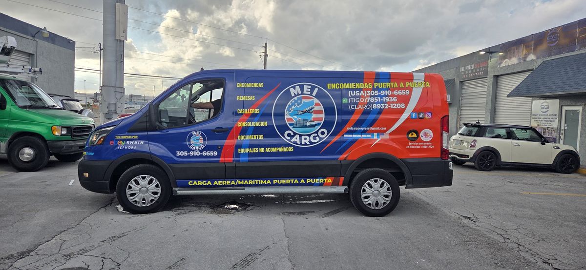 MEI Cargo Transit Van — Vehicle Wraps by Brazilian Signs