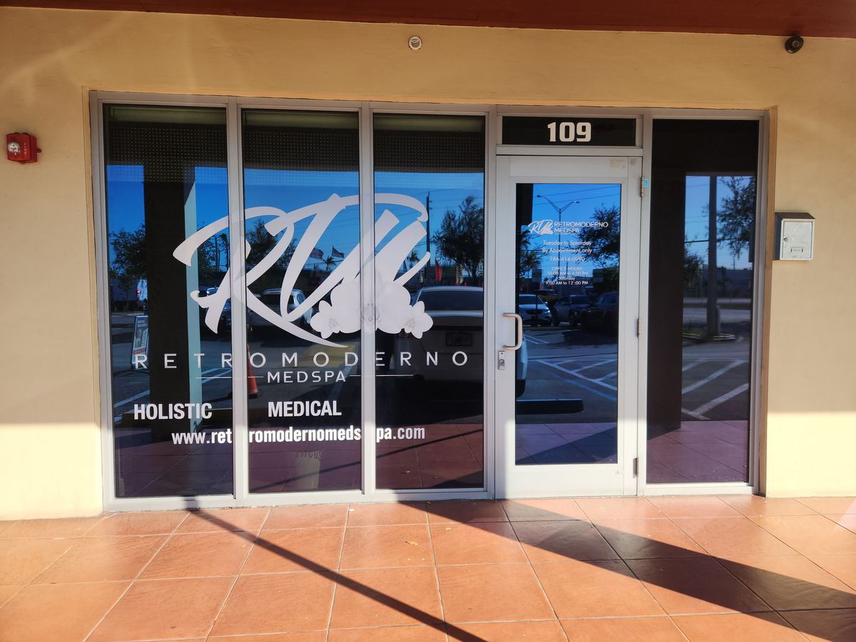 Retromoderno MedSpa Storefront — Storefront & Windows by Brazilian Signs